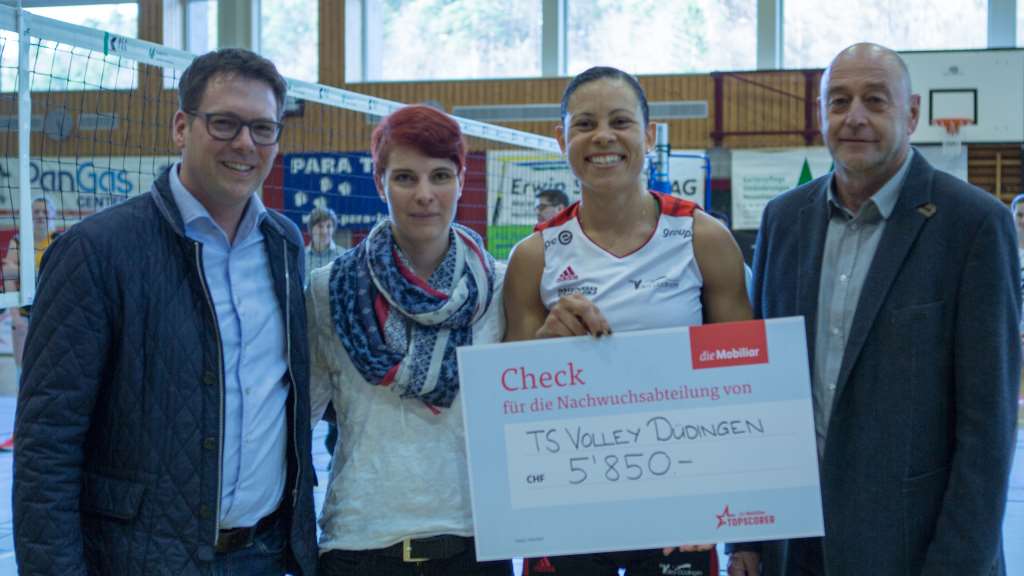 Sabel Moffett ist Mobiliar Topscorerin  von TS Volley Düdingen