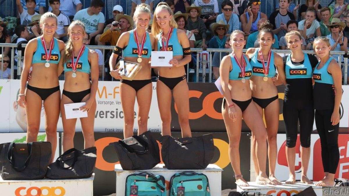 Melina und Anna-Lisa gewinnen Silber an der Beach SM, Anouk Bronze!