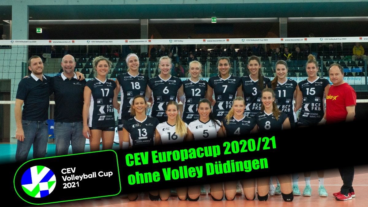 CEV Europacup 2020/21 ohne Volley Düdingen
