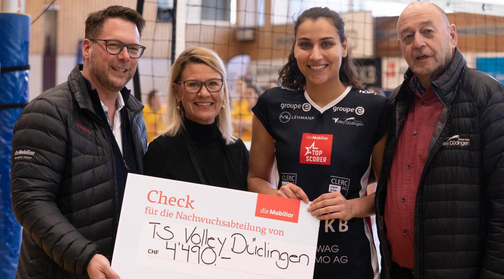 Simona Dimitrova ist Mobiliar Topscorerin von TS Volley Düdingen 