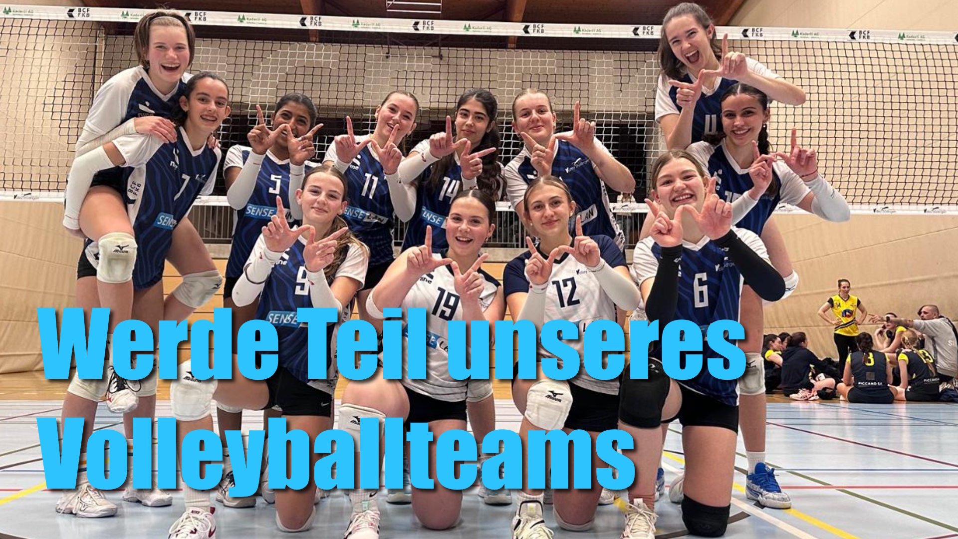 Werde Teil unseres Volleyballteams!     