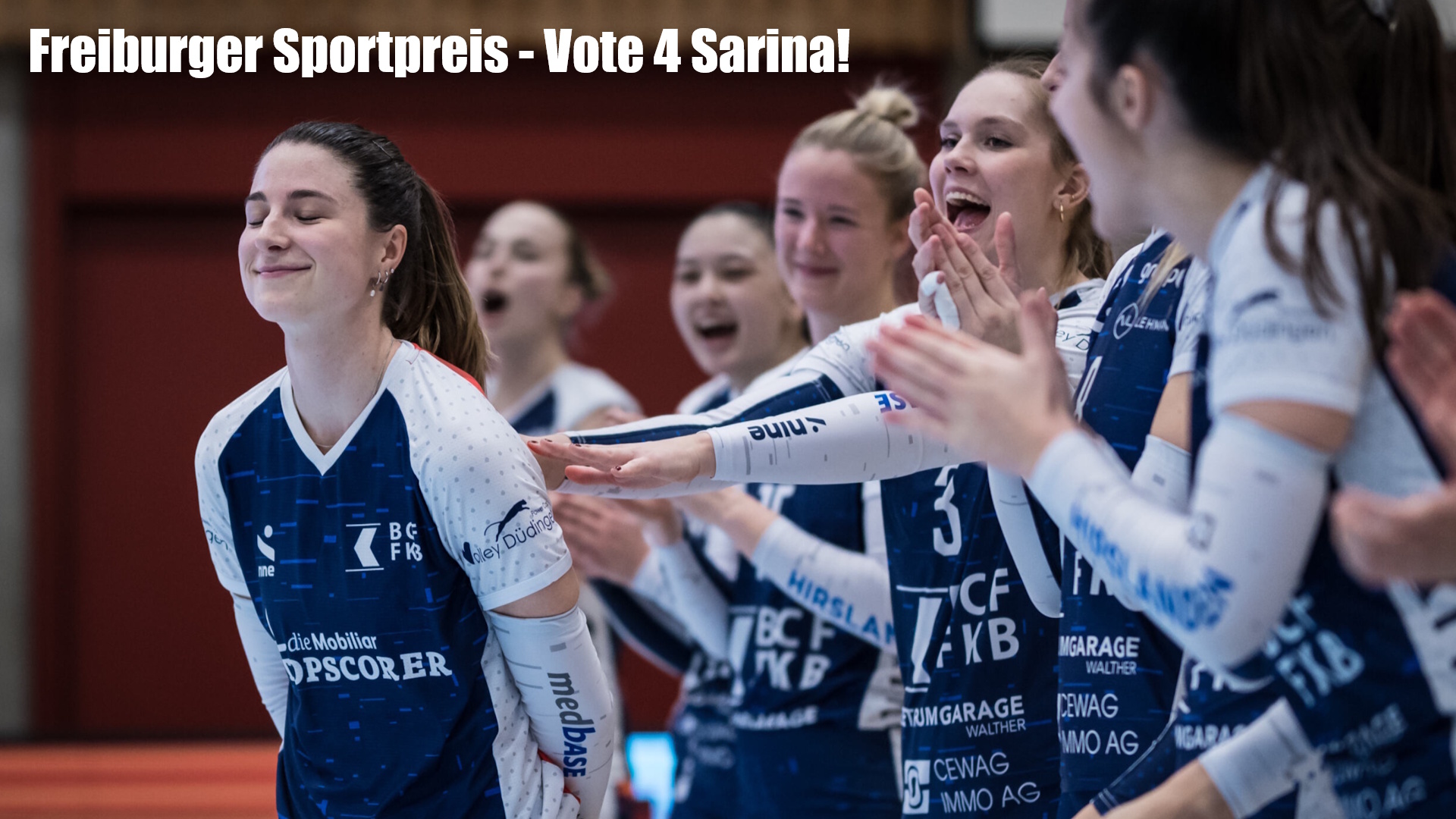 Stimme jetzt für Sarina Wieland – Freiburger Sportpreis
